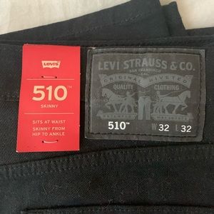 Levi's 510 Black Jeans